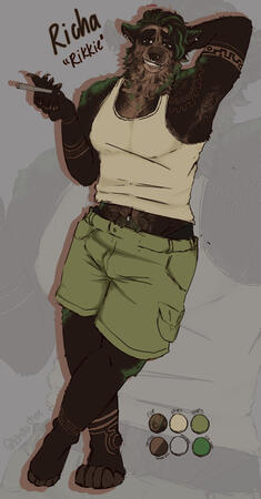 Speckled Bear Fursona: Richa